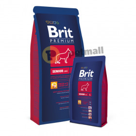 Суха храна за кучета BRIT PREMIUM SENIOR L/XL BY NATURE [ НОВА, ПОДОБРЕНА ФОРМУЛА ] с 45% прясно пилешко месо